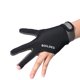 thumbnail image 2 of 1pc Guante de billar de tres dedos Guante de mano izquierda elástico antideslizante de silicona - Talla M (Negro), 2 of 5
