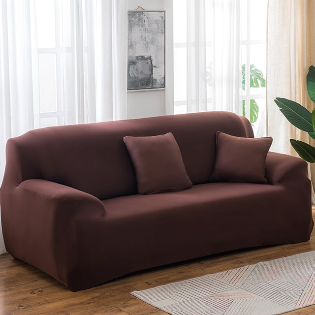 High Stretch Chair Sofa Slipcover Soft Non Slip Couch Covers Sofa Cover Washable Furniture Protector with Elastic Bottom for Kids, Pets