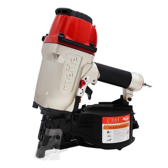 meite CN65 Pneumatic Coil Siding Nails Nailer Wood Working Guns for 15 Degree 1-1/2-inch to 2-1/2-inch Length Nails