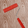 thumbnail image 2 of Rubber Imitation Wood Grain Pattern Paint Roller DIY Texture Pigment Printing Wall Painting with Handle, 2 of 6