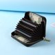 thumbnail image 5 of Cartera de embrague de cuero PU con tarjetero para mujer, monedero con cremallera (negro) Tmvgtek Oficina Multiescena Multifunción, 5 of 9