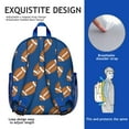 thumbnail image 3 of Students Sports Backpack - Baseball, Softball, Football Print, Comfortable Dual Shoulder Support, Durable Oxford Fabric, 3 of 3