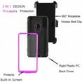 thumbnail image 6 of Mignova for Galaxy A20S Case , Built in Screen Protector Belt Clip Full-Body Heavy Duty Armor Protection Durable Outdoor Cover For Samsung Galaxy A20S - Purple, 6 of 6