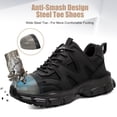 thumbnail image 2 of Zapatillas de trabajo de seguridad indestructibles Hogent con punta de acero, 2 of 6