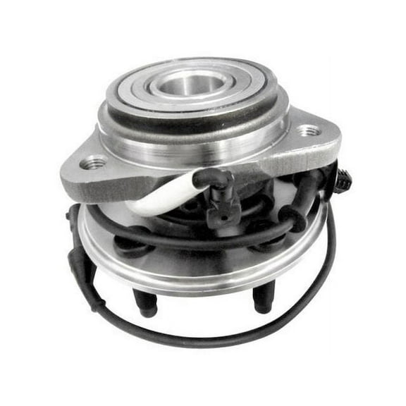 Front Wheel Bearing Hub Assembly - Compatible with 2003 - 2009 Ford Ranger 4WD (with Round Style ABS Connector) 2004 2005 2006 2007 2008