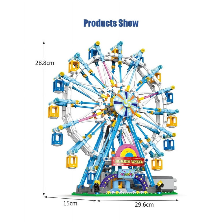 知育玩具 mkrs K'NEX Thrill Rides - STEM Kids 3-in-1 Classic Amusement Park