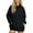 Z1202C-Black, variant on Unisex Solid Color Pullover Hoodie Double Hood Star Pattern Oversized Pocket Unique Streetwear Comfort Fit Men Women SweatshirtBlack，L