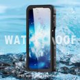 thumbnail image 3 of ELEHOLD Rugged Waterproof Case for Samsung Galaxy A24 4G/Galaxy A25 5G,IP68 Underwater Built-in Screen Protector Full-Body Protection Shockproof Dustproof Waterproof Anti-Scratch Case, Black, 3 of 15