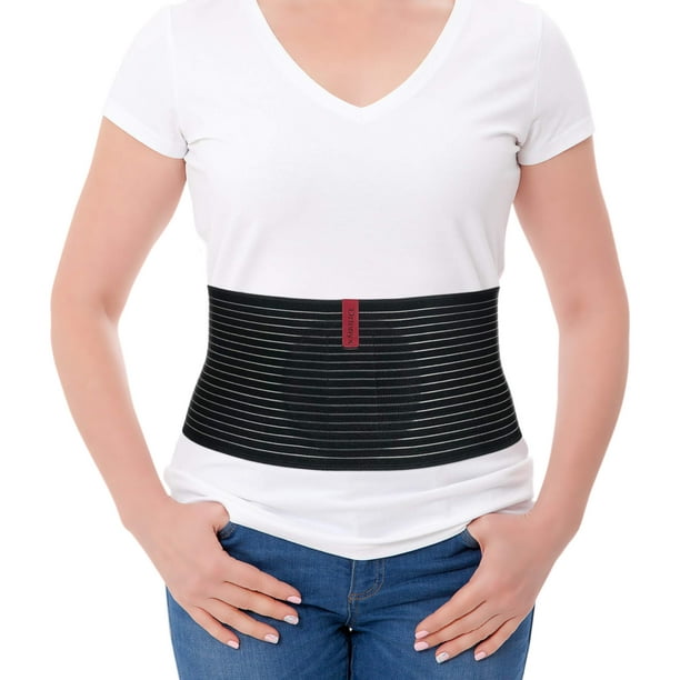 ORTONYX Umbilical Hernia Belt for Women and Men - Abdominal Support Binder  with Compression Pad 