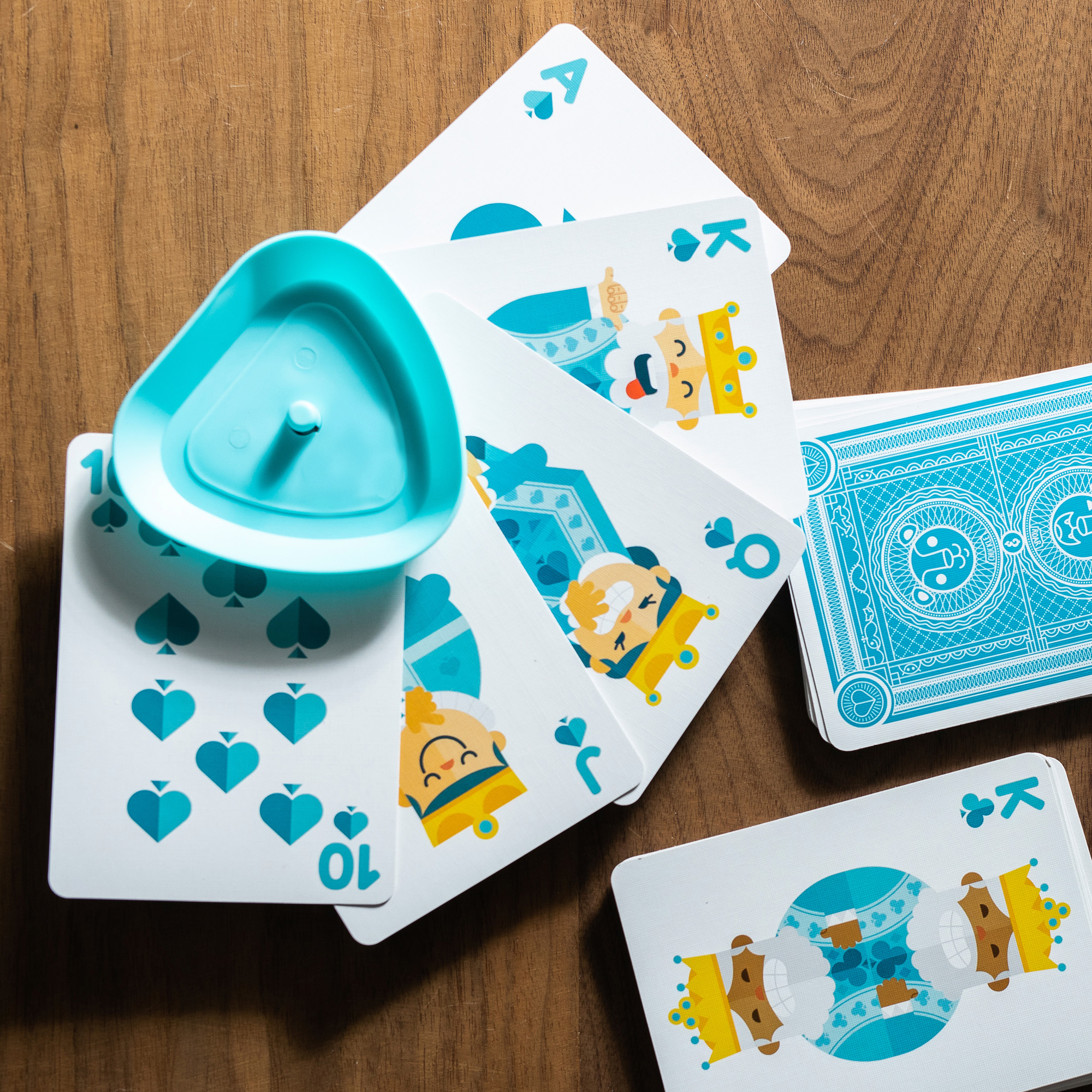 (2 pack) Little Buffalo Kids Plastic Card Holder Great for Toddlers Family Game Night Accessory from Buffalo Games