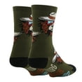 thumbnail image 2 of OoohYeah Men’s Funny City Themed Crew Socks, Crazy Novelty Cotton Dress Socks, Gatlinburg, 2 of 3
