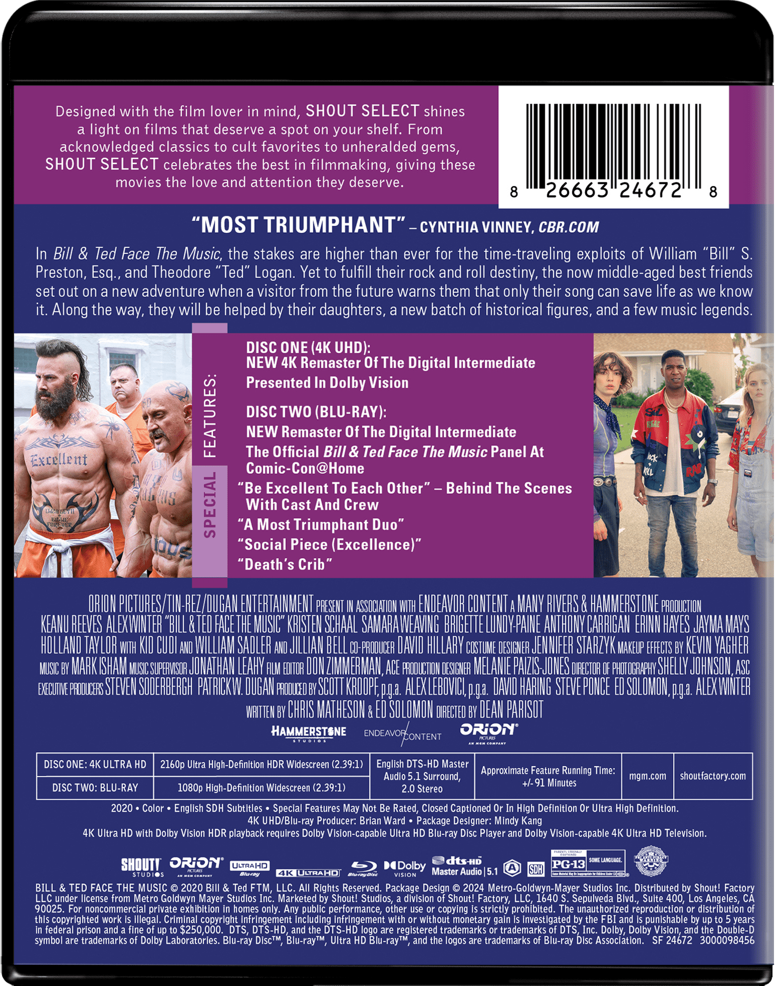 Bill & Ted Face The Music (4K Ultra HD + Blu-ray) [UHD] - Walmart.com