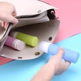 thumbnail image 1 of OULII 1Pcs Travel Dispensing Bottles 80ml Portable Squeezable For Liquid Soaps Blue, 1 of 8