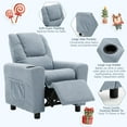 thumbnail image 5 of Corduroys Little Ones Recliner Chair with Cup Holder and Side Pockets, Little Loungers Blue, 5 of 8