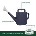 thumbnail image 4 of Expert Gardener Texas 2 gal. Resin Watering Can, Blue Cove, 4 of 8