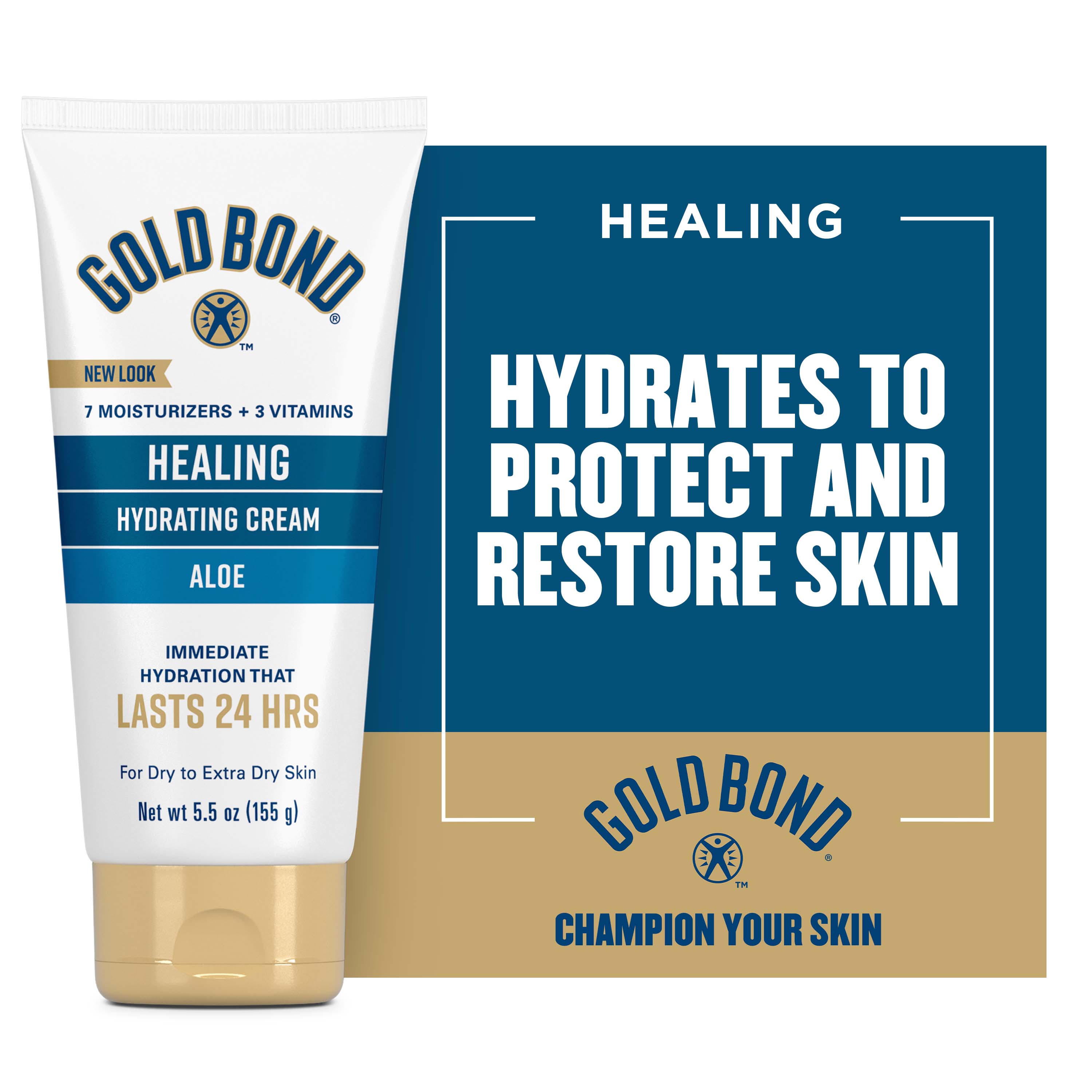 Gold Bond Healing Hydrating Hand and Body Lotion Cream for Dry to Extra Dry Skin, 5.5 oz - image 3 of 9