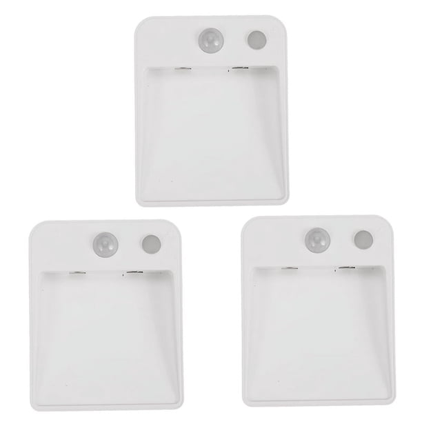 3X Luz de Noche Sensor de Movimiento Lámpara de Noche Iluminación Interior para el Hogar 1 LED Pasillo Inalámbrico Pasillo Escalera Inodoro Luz de Emergencia