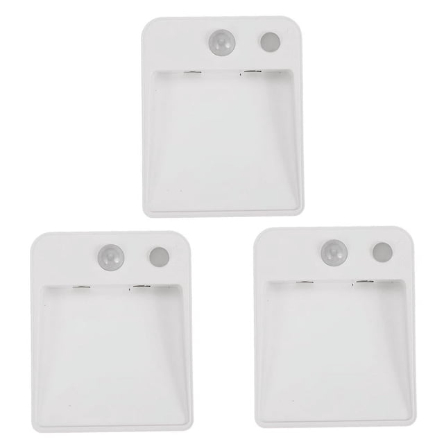 3X Luz de Noche Sensor de Movimiento Lámpara de Noche Iluminación Interior para el Hogar 1 LED Pasillo Inalámbrico Pasillo Escalera Inodoro Luz de Emergencia