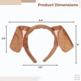 thumbnail image 7 of Dog Ear Headband, Soft Plush Headwear, Adorable Puppy Ear Headband, Cartoon Head Hoop for Cosplay Costume, Halloween, Theme Party, Face Washing, 7 of 7