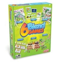 6 Blend Games Junior Learning Board Game for Ages 5  Kindergarten Learning, Language Arts Learn Phonics, Perfect for Home School, Educational Resources
