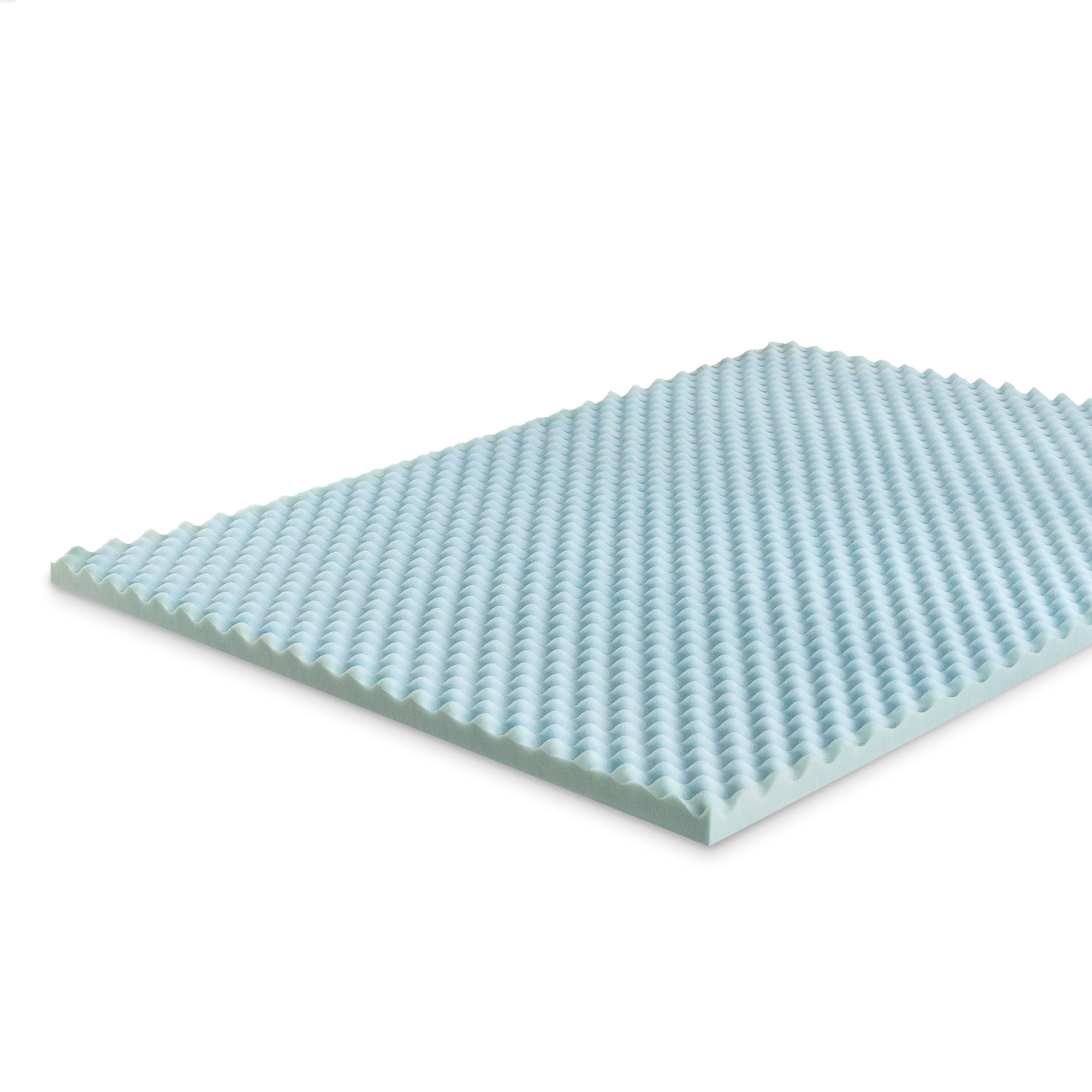 Zinus 2" Swirl Gel Cooling Memory Foam Mattress Topper, Twin XL