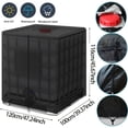 thumbnail image 2 of IBC Water Tank Cover 1000L Container Cover Water Tank Rainproof with Zipper Windproof Anti-UV 420D Tear Resistant, 2 of 4
