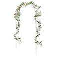 thumbnail image 1 of Treillis d'Arche de Jardin en Métal Blanc de 8,5 Pi – Pergola d'Arbre Robuste et Résistante à la Rouille pour Plantes Grimpantes, Roses et Vignes – Décoration Extérieure pour Mariage, Patio, Pelouse, Cour Arrière, Modèle JH1310, Couleur Blanc, 1 of 7