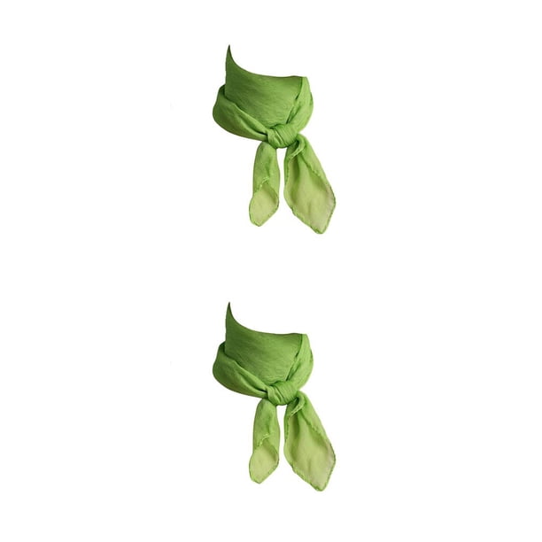 Minnieouse Bufanda de gasa, accesorios de ropa, pañuelo pequeño de estilo coreano, traje sencillo a juego, pañuelo de mujer de diseño fino Type3 NO3