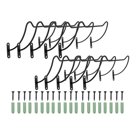 10-pack Wrought Iron -Saving Mounted Holder Storage home and bar Decoration Ornaments Accessory