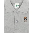 thumbnail image 3 of WIBACKER Boys Girls' Short Sleeve School Uniform Shirt Button Closure Pique Polo Tops(2-14T), 3 of 7
