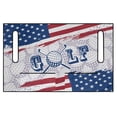thumbnail image 2 of XYZCANDO American Flag Golf 2-Seat Golf Cart Seat Cover with 4 Pockets - Non-slip Washable Protector for EZGO Club Car Yamaha, 2 of 8