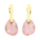 thumbnail image 1 of Aretes Mujer con Cristal Rosa Verde Esmeralda o Morado Amatista LuckyLy Acero Inoxidable Modelo Amber UNITALLA, 1 of 7