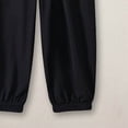 thumbnail image 4 of NOLDARES Boys Joggers Pants Outdoor Youth Quick Dry Hiking Pants Lightweight Athletic Pants with Pockets(Black,5-6 Years), 4 of 6