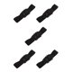 thumbnail image 1 of Sonducket Cinturón de mujer Cintura de mujer Cinturones de niña de color sólido para decoración Negro Negro 5piezas Sonducket CBP256768, 1 of 5