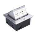 thumbnail image 4 of Oubit Pop Up Connection Box,Up Floor Box Aluminum Square Floor Outlet Up Floor Electrical Outlet Compact and Lightweight, 4 of 9