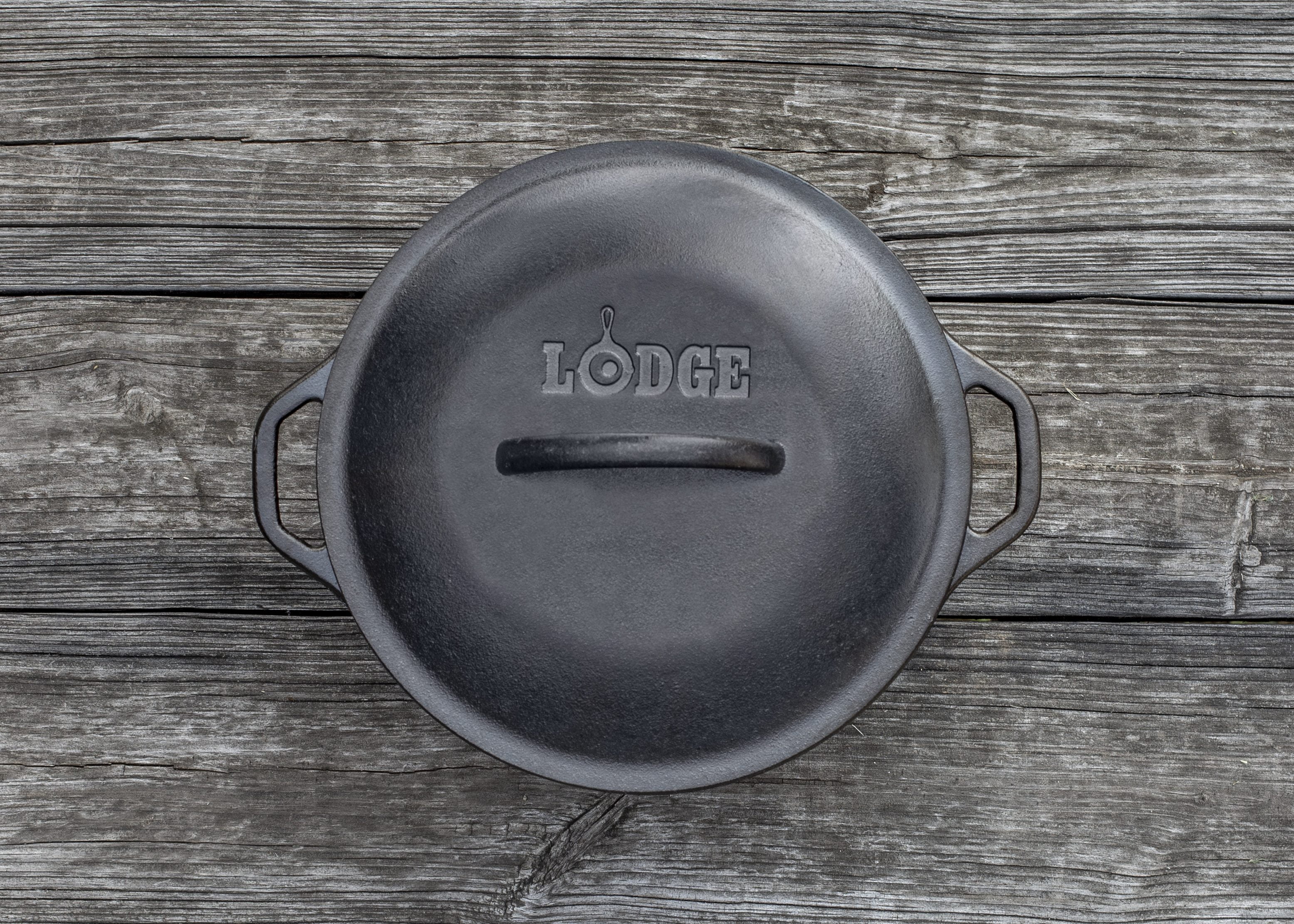 Lodge Pre-Seasoned 7 Qt Cast Iron Dutch Oven & Cover, L10DOL3