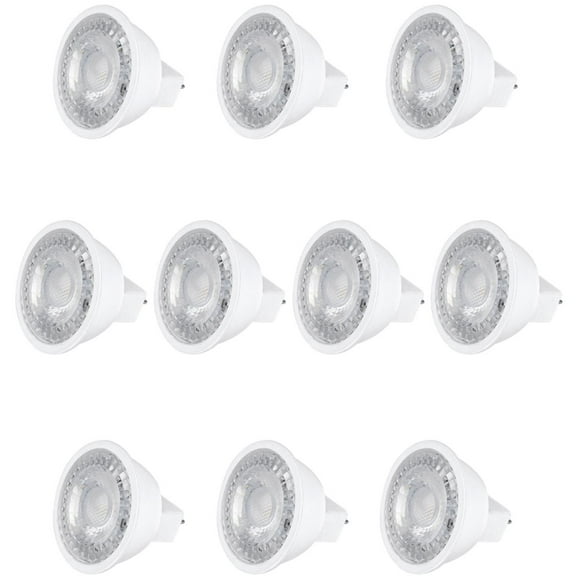 Pack 10 Focos MR16 Aksi 5w Luz Cálida Gu5.3