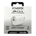 thumbnail image 5 of Liquipel Powertek Corduroy 20W Combo Wall Charger - White, 5 of 7