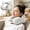 Gray, variant on YFGEFTR Travel Pillow, Inflatable Travel Neck Pillow, Super Lightweight Portable Headrest for Airplane/Car/Home/Office/Sleeping Rest