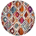 thumbnail image 4 of SAFAVIEH Radiance Keaton Geometric Diamonds Runner Rug, Cream/Rust, 2'2" x 8', 4 of 9