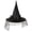 #D-Coffee, variant on TYUHjkL Black Witch Hat with Veil, 14.96in Halloween Costume Accessory with Starry Mesh and Gold Buckle for Party Cosplay, #A-Army Green