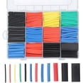 thumbnail image 1 of 750 Piezas de Tubos Termocontraíbles, Tubo de Cable de Envoltura Termocontraíble de Aislamiento Eléctrico, Relación de Contracción 2:1, 5 Colores, 12 Tamaños, 1 of 8