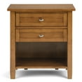 thumbnail image 4 of Simpli Home Warm Shaker 24 inch Solid Wood Transitional Night Stand in Light Golden Brown (Set of 2), 4 of 7
