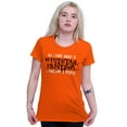 thumbnail image 3 of All I Care About is Whitetail Hunting Womens Slim Fit Graphic Tee Brisco Brands M, 3 of 5
