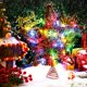 thumbnail image 5 of Adorno para árbol de Navidad, ratán, natural, con 50 luces LED, 5 of 7