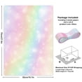 thumbnail image 3 of Gradient Color Wrapping Paper,White Kraft Gift Wrapping Paper,4 Folded Sheets Rainbow Star Sky Pink Wedding Wrapping Paper for Christmas Birthday Anniversary Women Girl Gift Wrap Paper,28*20 Inch C35, 3 of 3