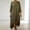 Army Green, variant on Womens Maxi Dress Black Cotton Linen Blend with Asymmetrical Hem Relaxed Fit Casual Summer Boho Dress for All Body Types,Size L