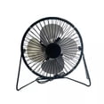 thumbnail image 1 of Ventilador para escritorio Biinse corriente continua inclinación ajustable Color Negro con cable USB, 1 of 1