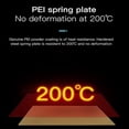thumbnail image 3 of Plataforma magnética PEI impresora 3D magnética de doble cara Placa de acero con resorte PEI para CR10 S4 ANGGREK Otros, 3 of 8