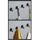thumbnail image 5 of 4 piezas, toallero, baño, colgante de pared, negro TUNC  Sencillez, 5 of 5